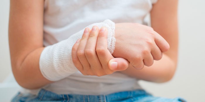 Компресс на руке